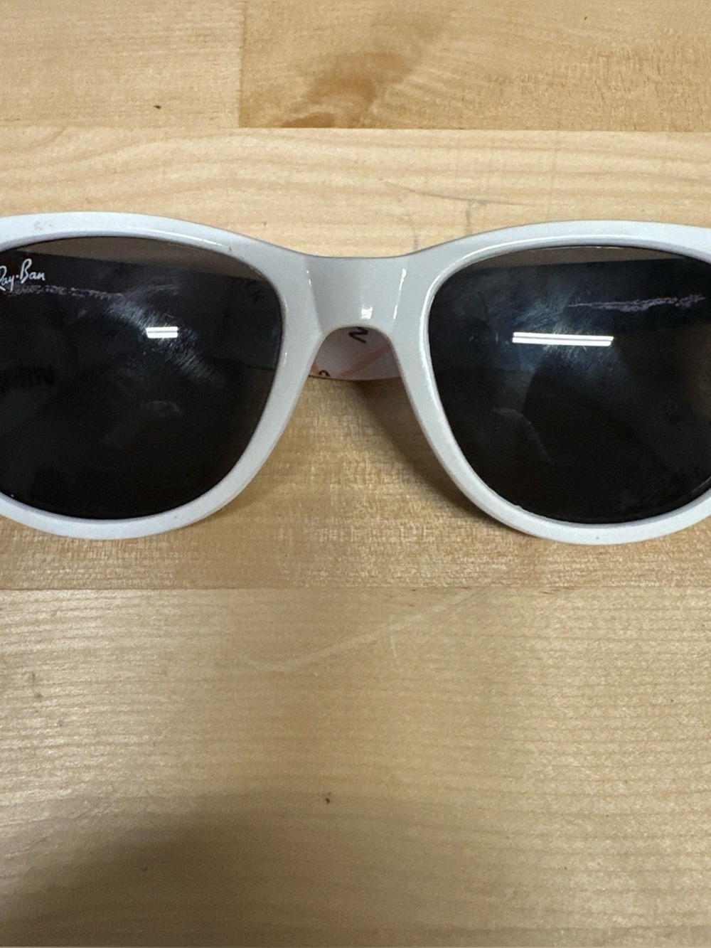 Ray-Ban RB2140 Original Wayfarer Classic Sunglasses White Street Map